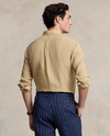 Ralph Lauren (Linen) Lapel Long Sleeve Shirt