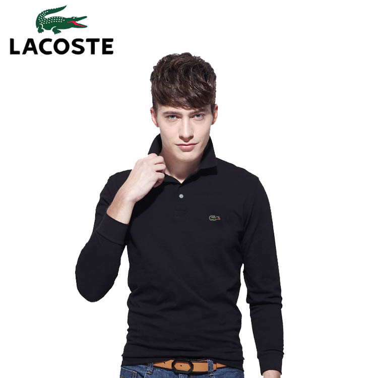 men’s classic fit long-sleeve polo shirt