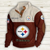 Men's Pittsburgh Steelers Vintage Stand Collar Sweatshirt