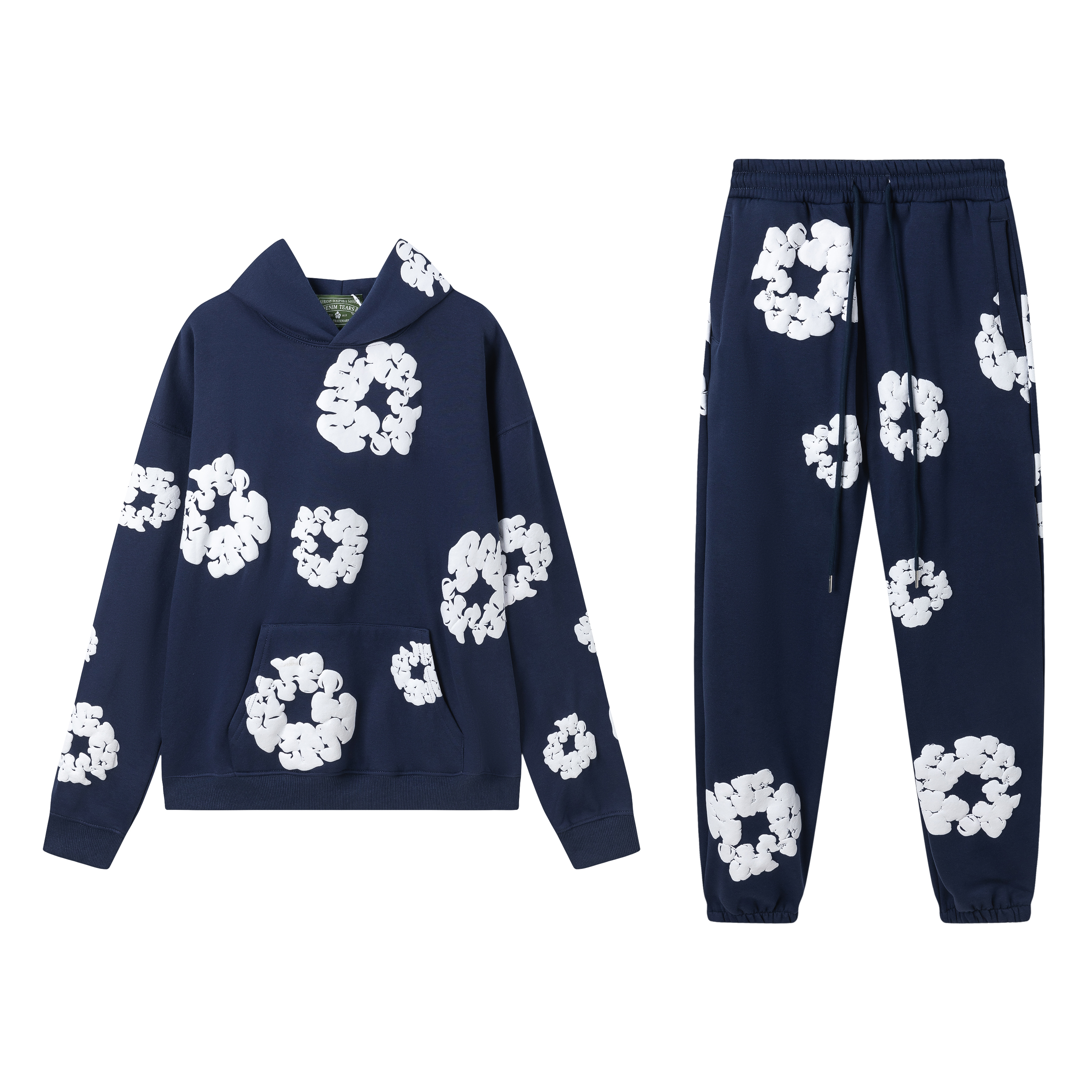Garland Cotton Sweatshirt + Sweatpants Set