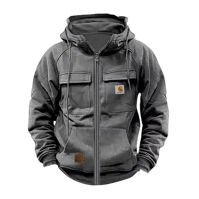 Men's Workwear Solid Color Tactical Sweatshirt