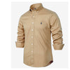 Ralph Lauren (cotton) lapel long-sleeved shirt