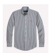 Ralph Laur* Lapel Striped POLO Long Sleeve Shirt