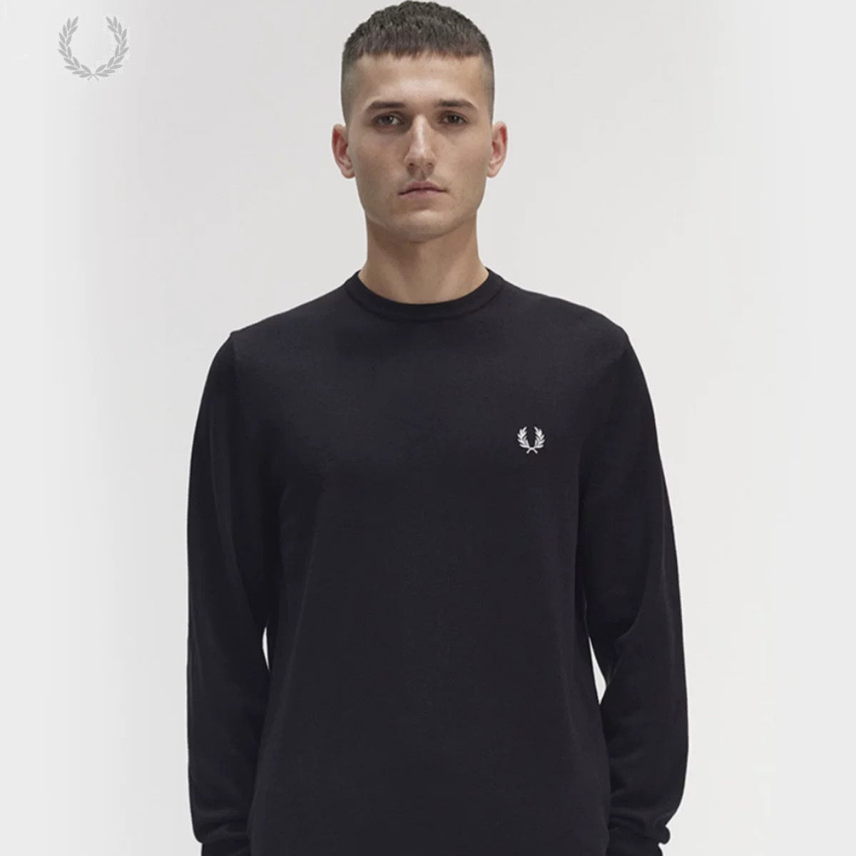 Fred Perry crew neck wool sweater