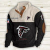 Men's Atlanta Falcons Vintage Stand Collar Sweatshirt