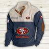 Men's San Francisco 49ers Vintage Stand Collar Sweatshirt