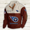 Men's Tennessee Titans Vintage Stand Collar Sweatshirt