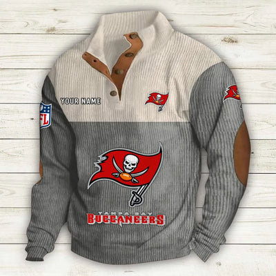 Men's Tampa Bay Buccaneers Vintage Stand Collar Sweatshirt