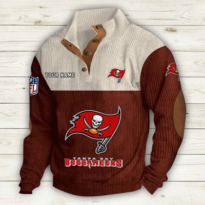 Men's Tampa Bay Buccaneers Vintage Stand Collar Sweatshirt