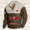 Men's Tampa Bay Buccaneers Vintage Stand Collar Sweatshirt